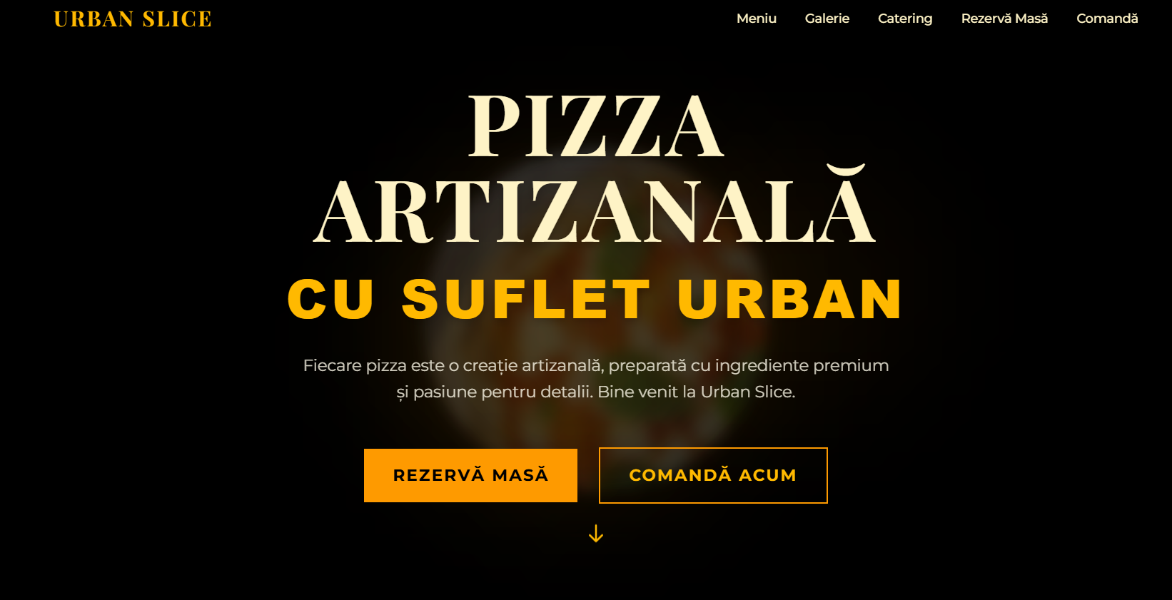 Urban Slice website preview